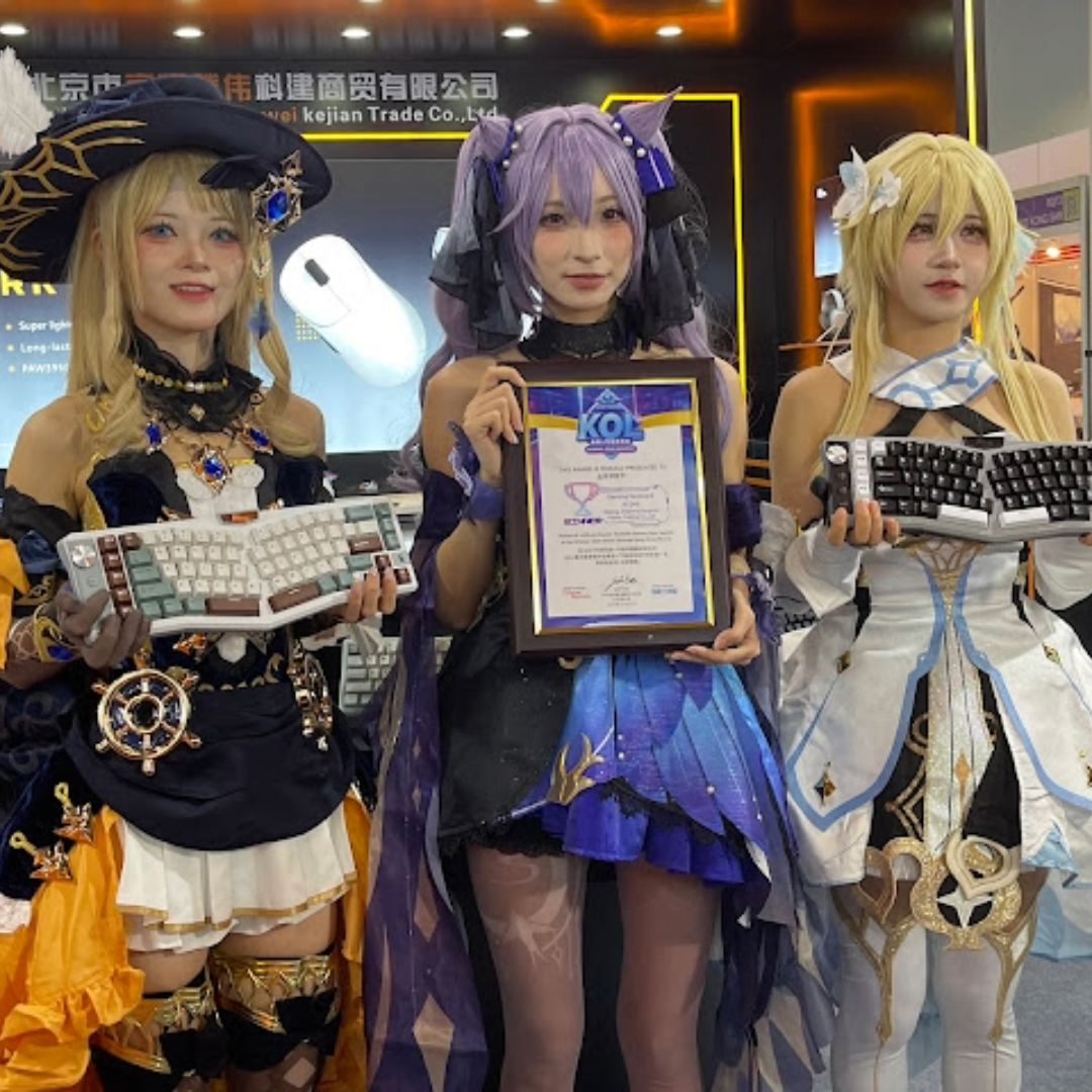RK A72HE won the "Best Popularity Award" for gaming peripherals at the 2025 Global Sources Hong Kong Expo!