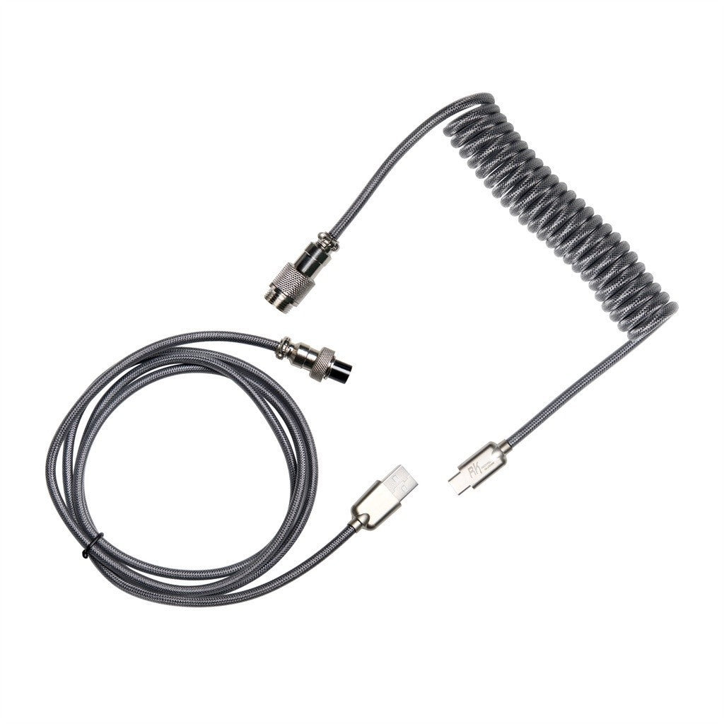Cabo Destacável para Teclado Gamer com Conector de Aviação Metálico Imagem secundária do produto