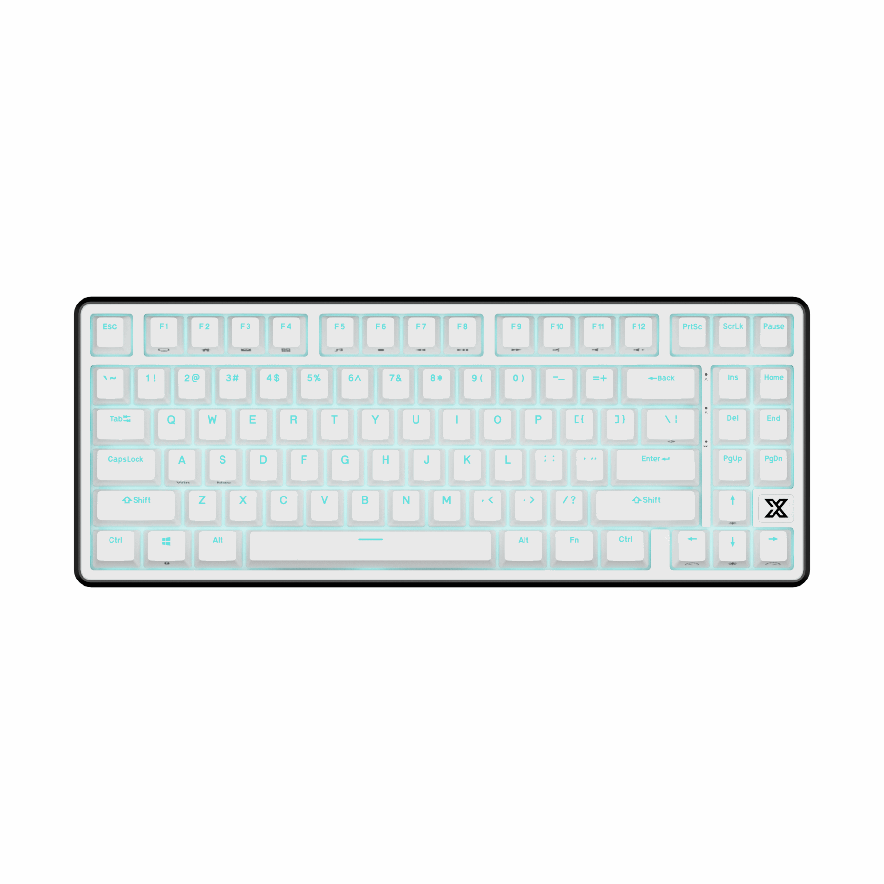 RK ROYAL KLUDGE X87 Wired Mechanical Keyboard