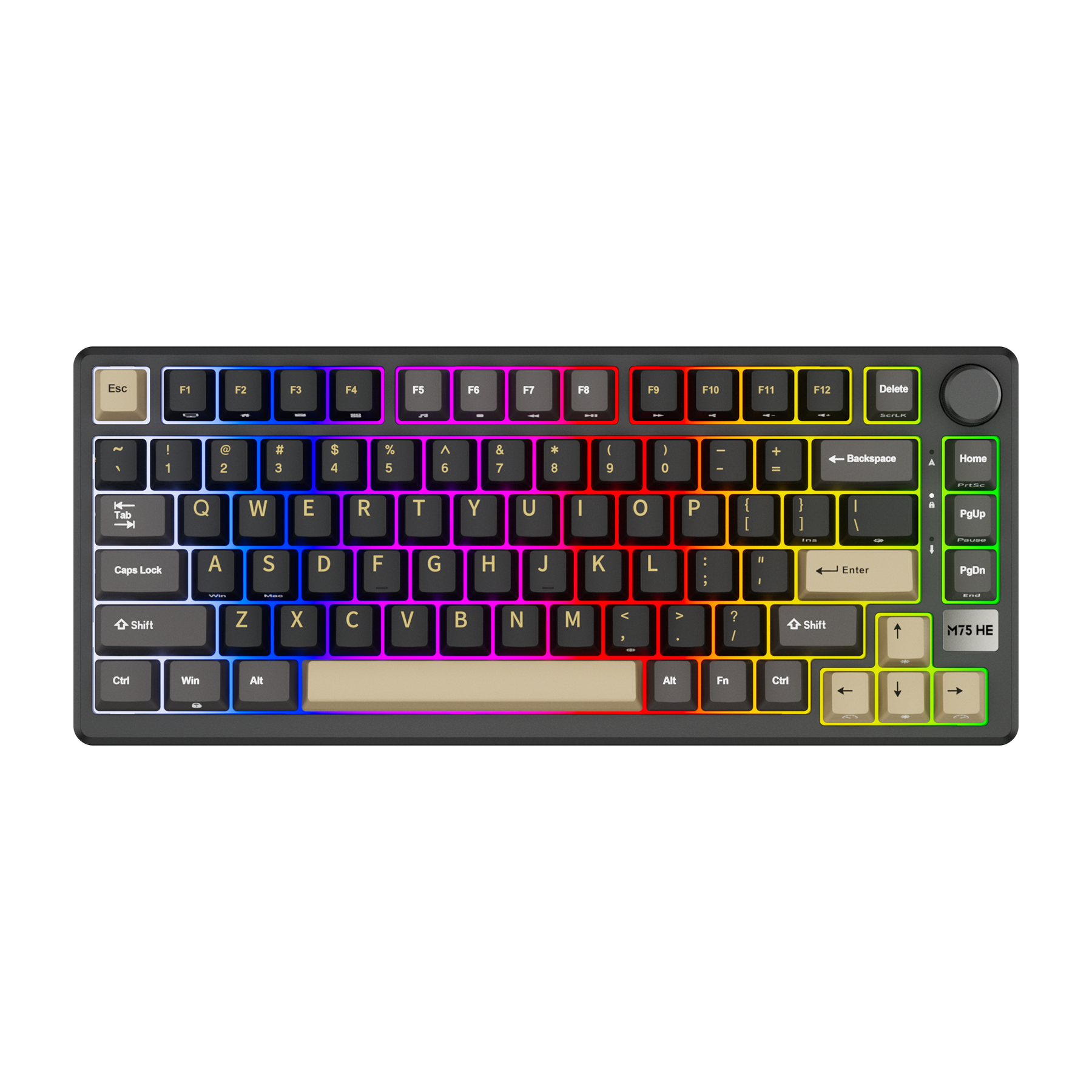 ROYAL KLUDGE M75 HE Magnetic Switch Wired Mechanical Keyboard