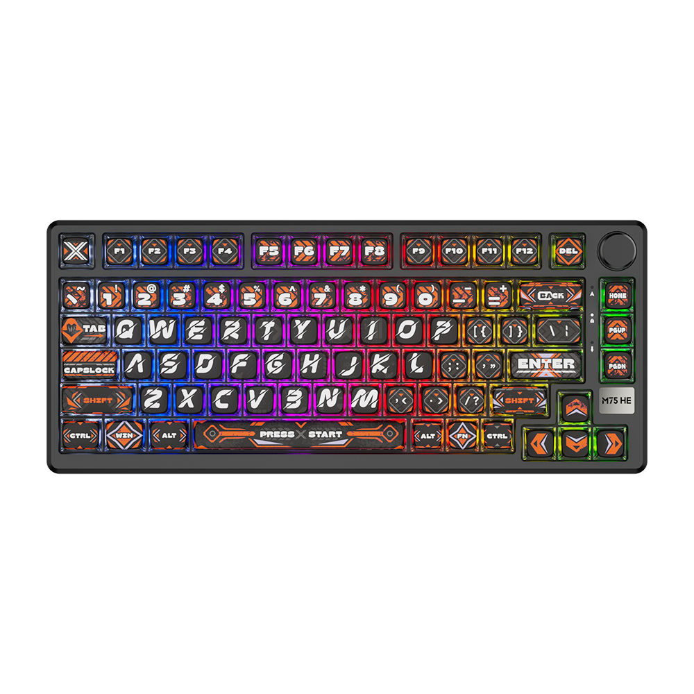 ROYAL KLUDGE M75 HE Magnetic Switch Wired Mechanical Keyboard