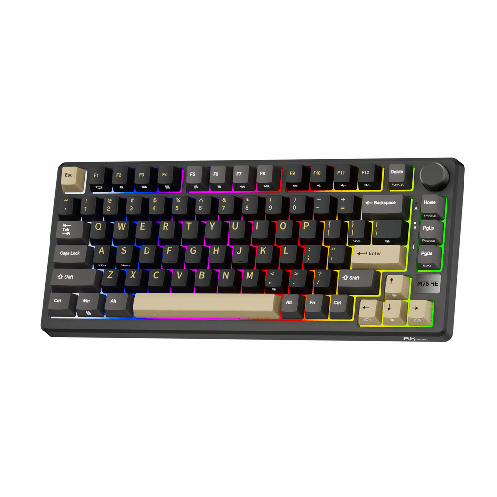 ROYAL KLUDGE M75 HE Magnetic Switch Wired Mechanical Keyboard