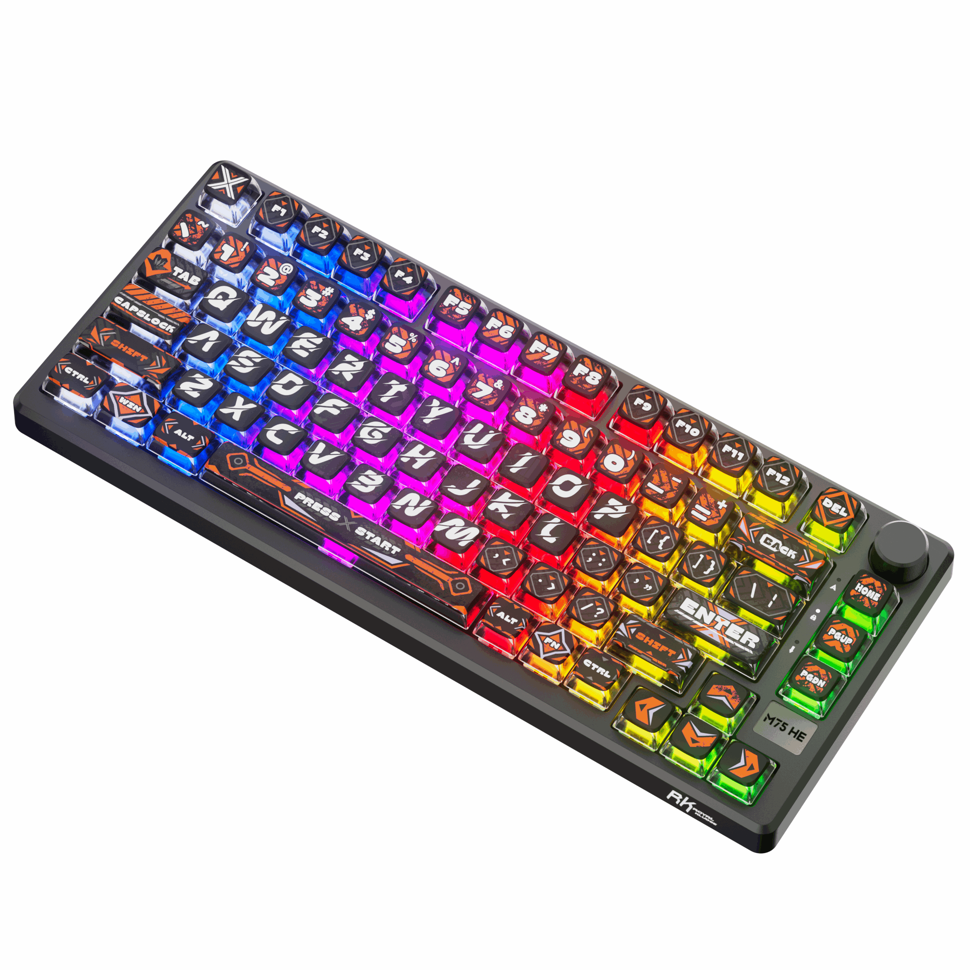 ROYAL KLUDGE M75 HE Magnetic Switch Wired Mechanical Keyboard