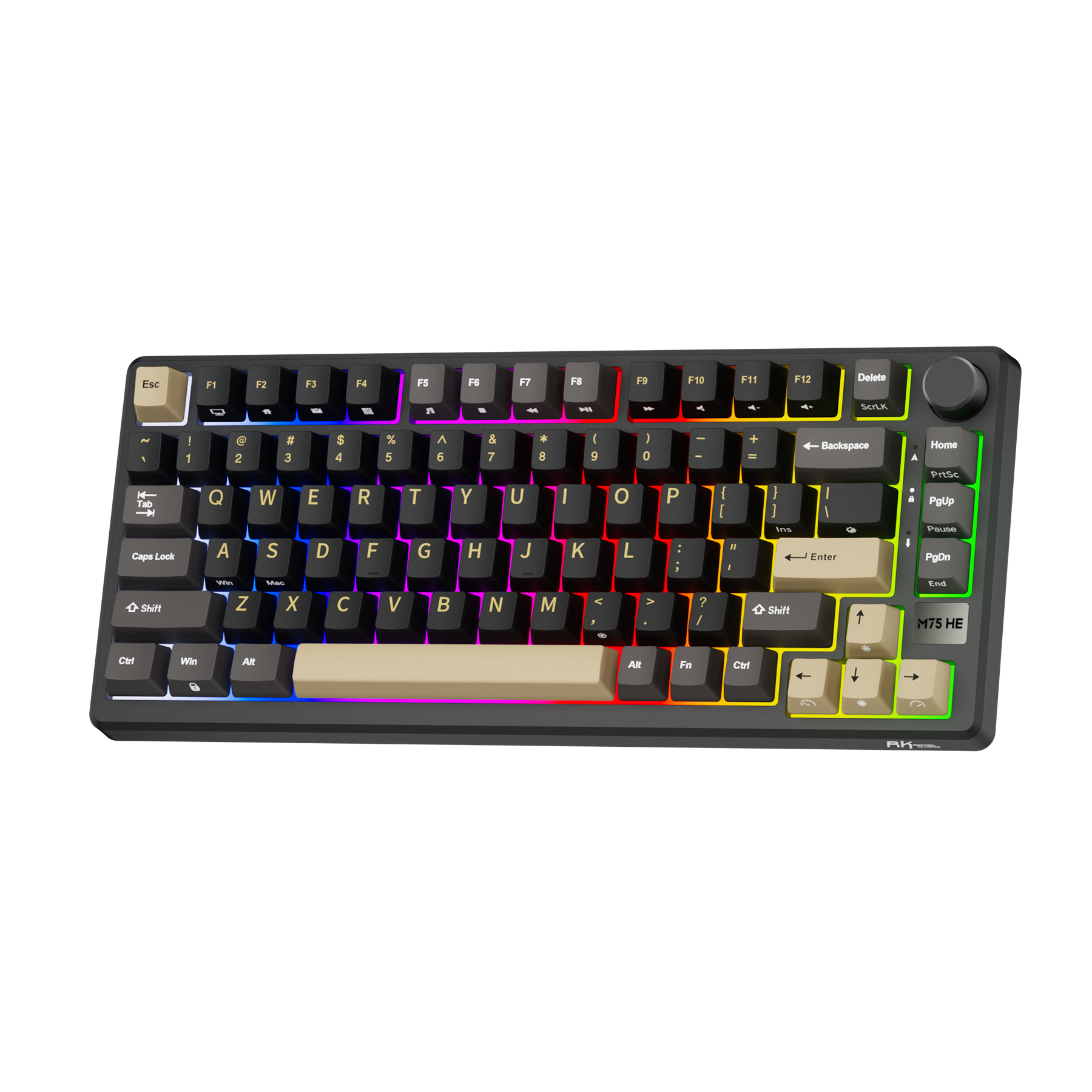 ROYAL KLUDGE M75 HE Magnetic Switch Wired Mechanical Keyboard