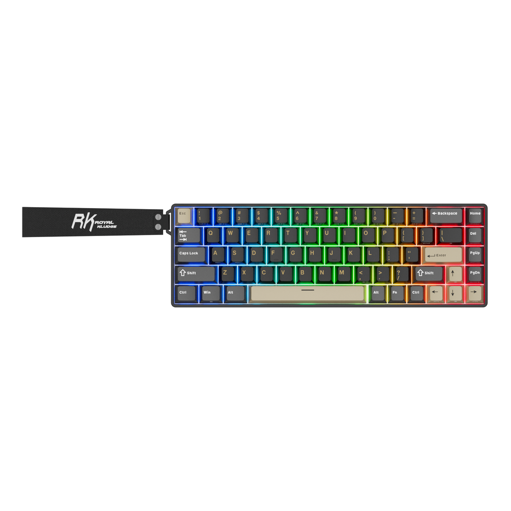 ROYAL KLUDGE RK68 HE Teclado Mecánico Con Cable de Interruptor Magnético