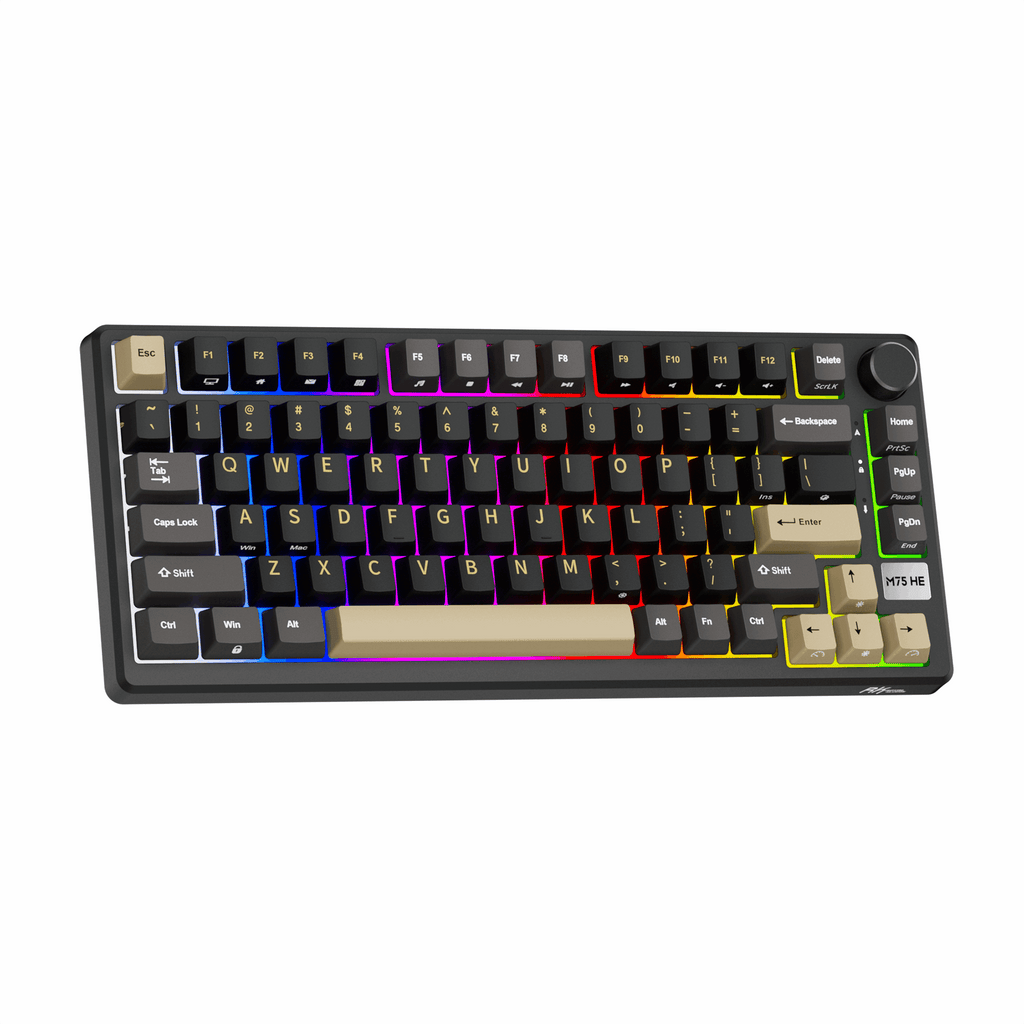 ROYAL KLUDGE M75 HE Magnetic Switch Wired Mechanical Keyboard
