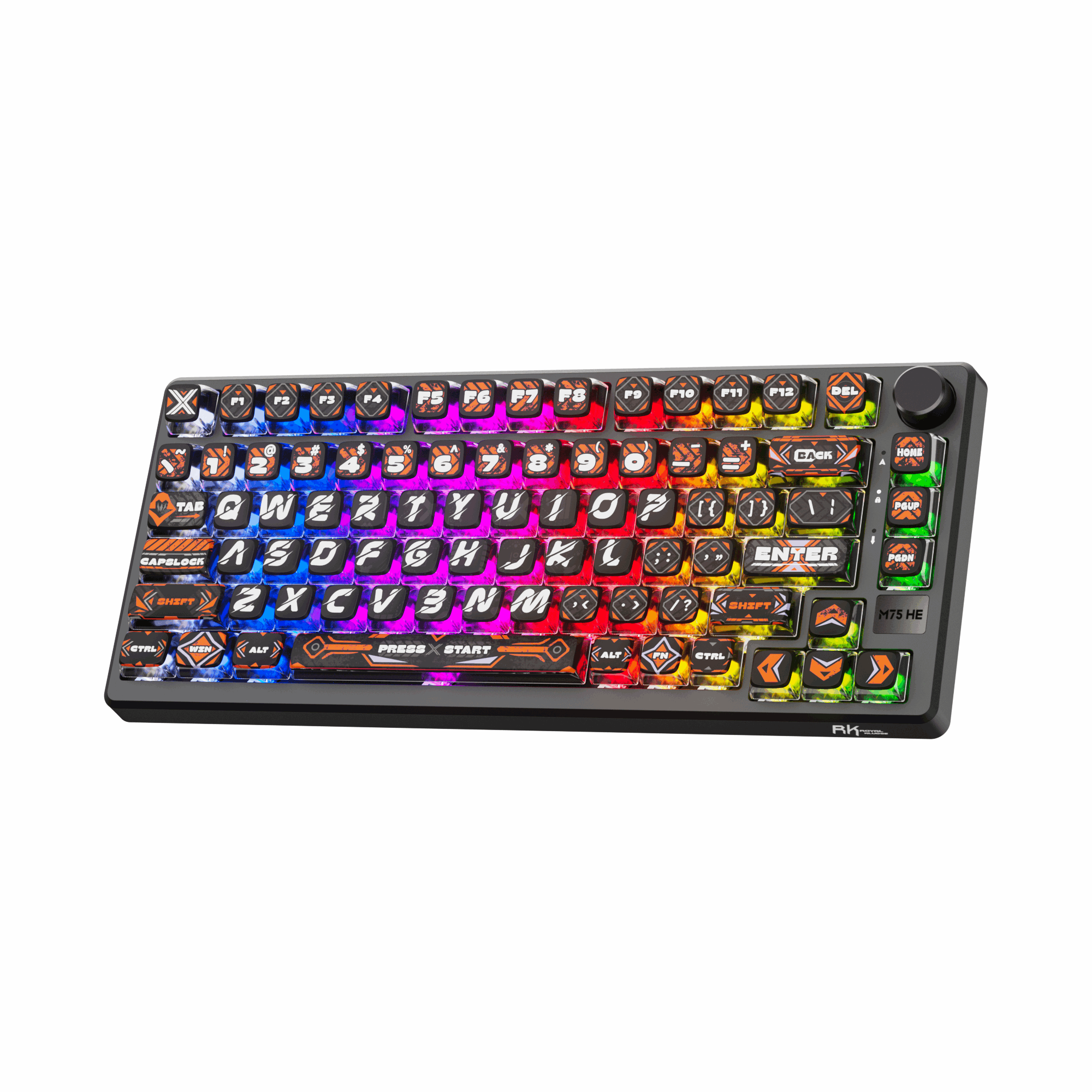 ROYAL KLUDGE M75 HE Magnetic Switch Wired Mechanical Keyboard