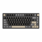 mechanical gaming keyboard with rotary knob and compact layout