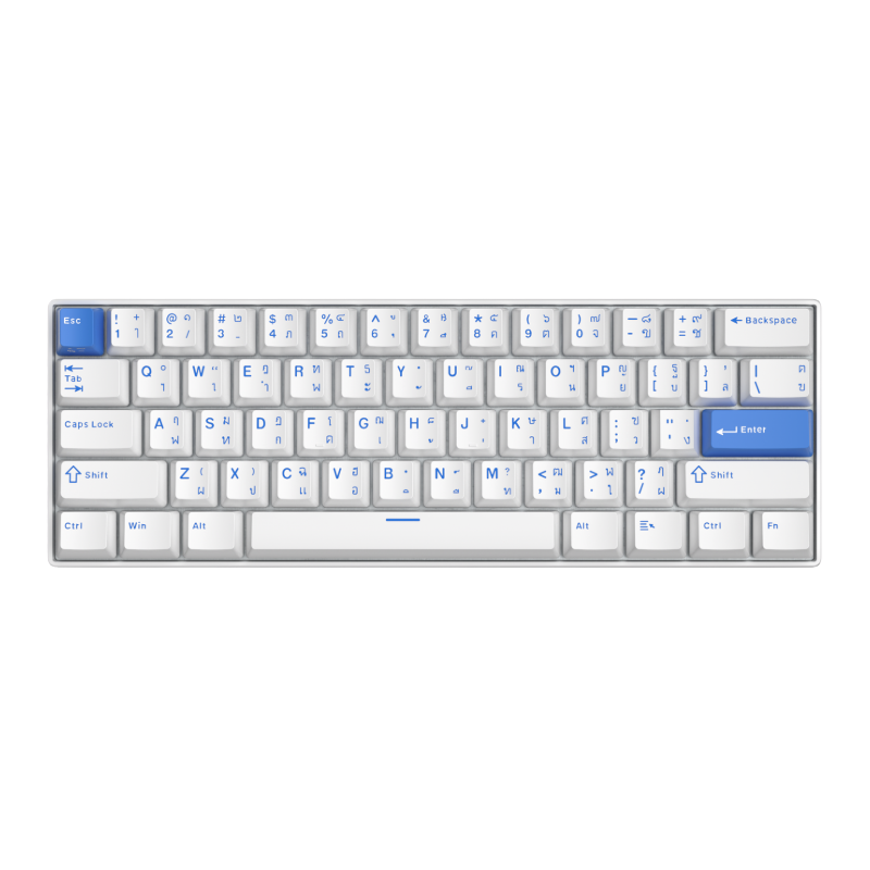 Bàn phím Gaming có dây RK ROYAL KLUDGE C61 HE