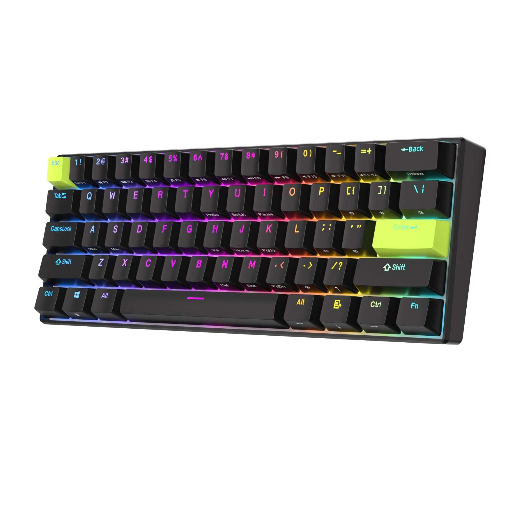 RK ROYAL KLUDGE C61 HE Wired Gaming Keyboard