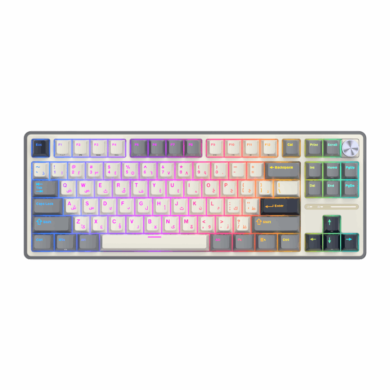 RK ROYAL KLUDGE R87 Pro Wired Mechanical Keyboard