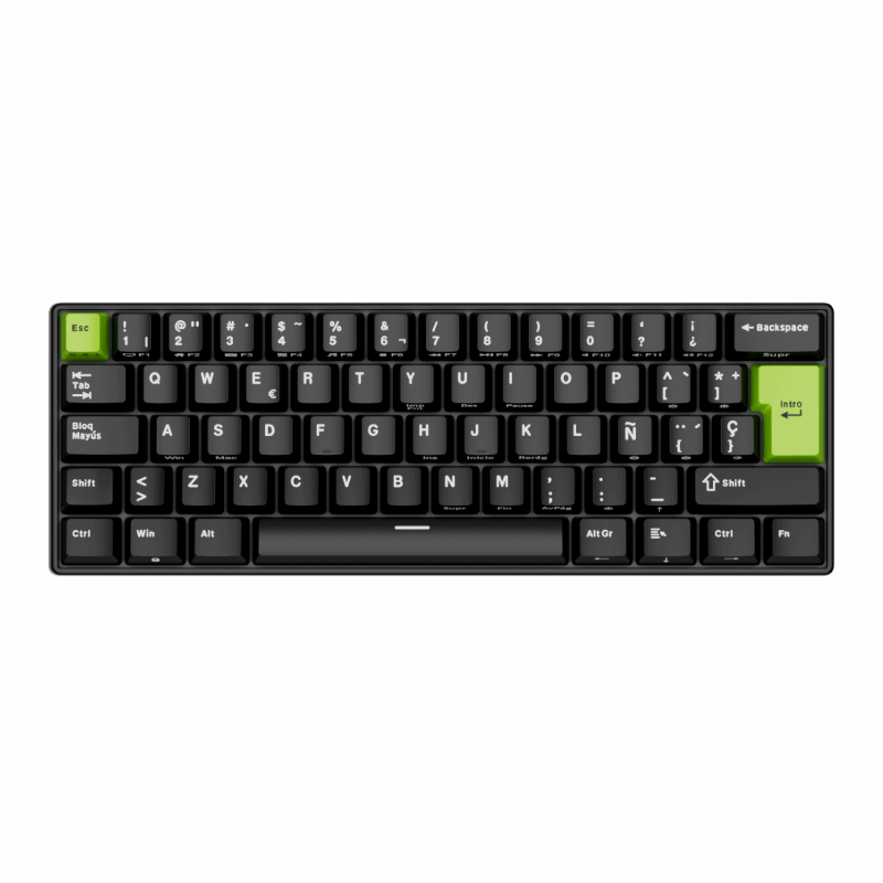 RK ROYAL KLUDGE C61 HE Wired Gaming Keyboard