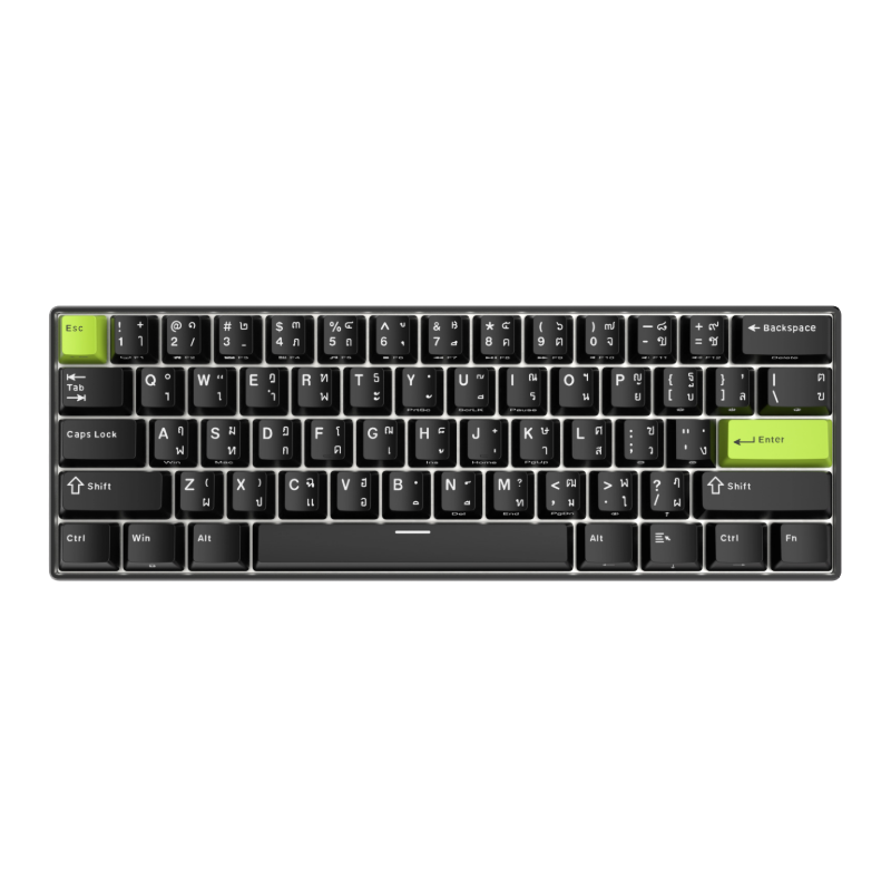 Bàn phím Gaming có dây RK ROYAL KLUDGE C61 HE