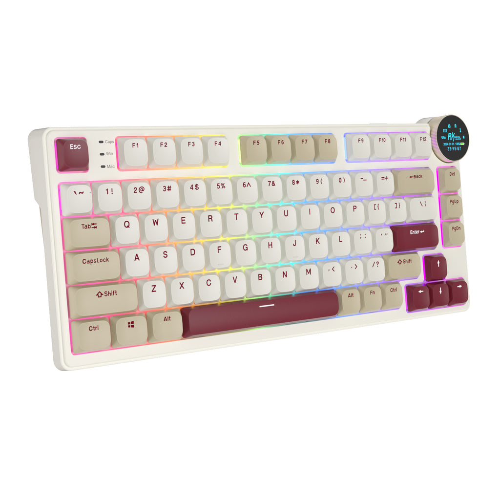 Teclado Mecânico Sem Fio de Perfil Baixo RK ROYAL KLUDGE N80