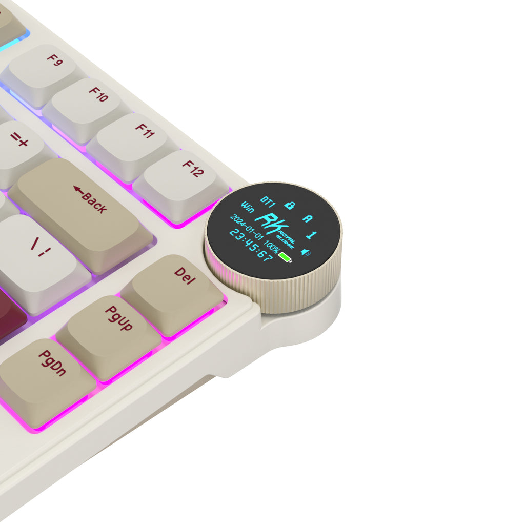 Teclado Mecânico Sem Fio de Perfil Baixo RK ROYAL KLUDGE N80