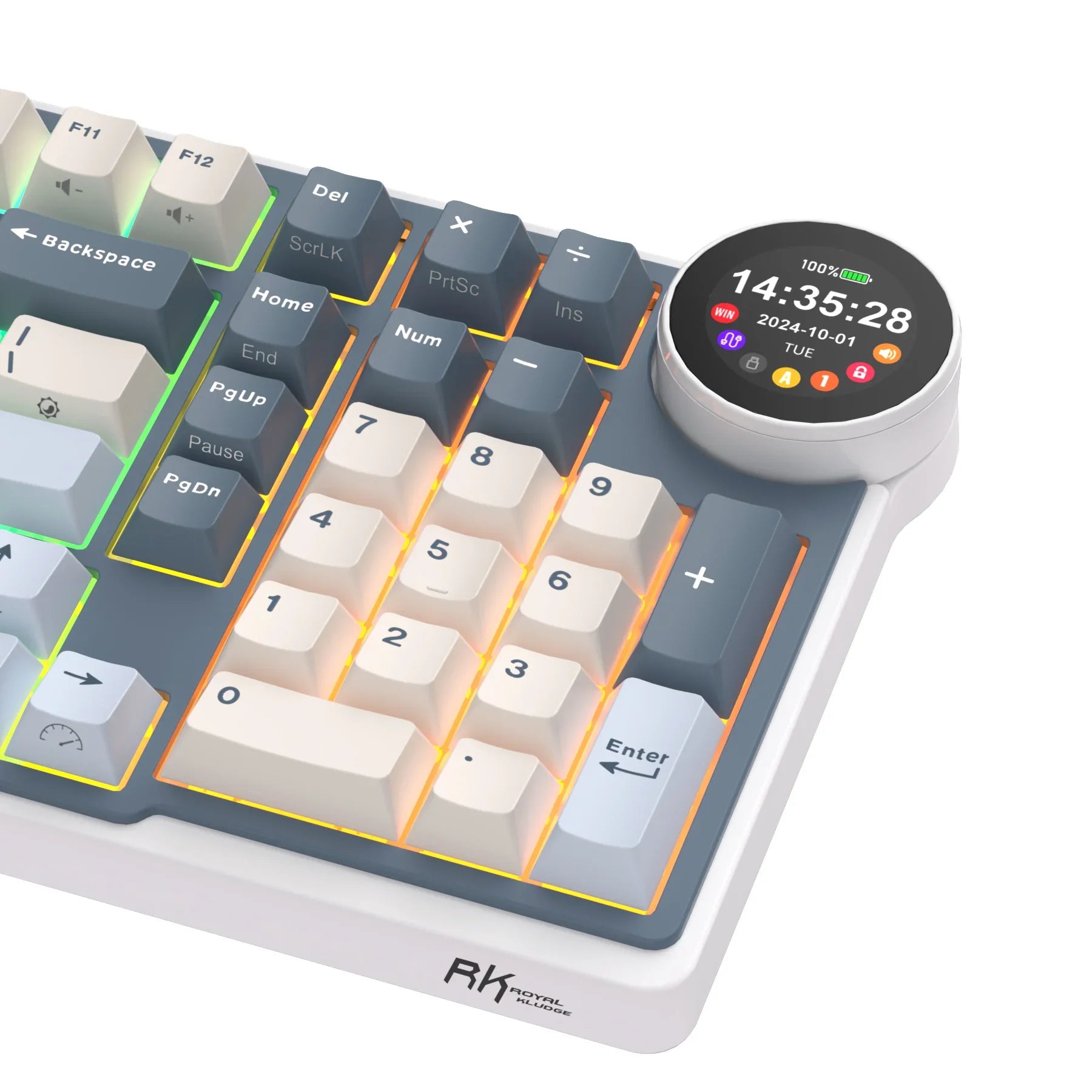 RK ROYAL KLUDGE N99 Wireless Mechanical Keyboard