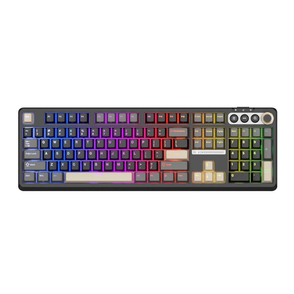 RK ROYAL KLUDGE R104 Pro Wireless Mechanical Keyboard