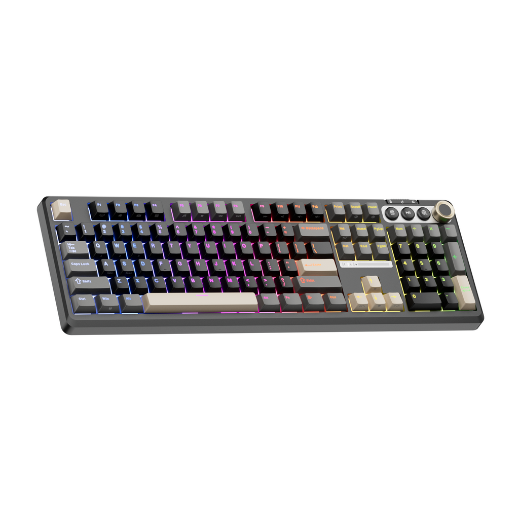 RK ROYAL KLUDGE R104 Pro Wireless Mechanical Keyboard
