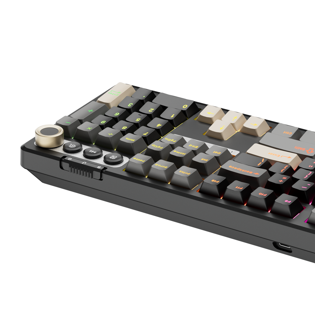 RK ROYAL KLUDGE R104 Pro Wireless Mechanical Keyboard