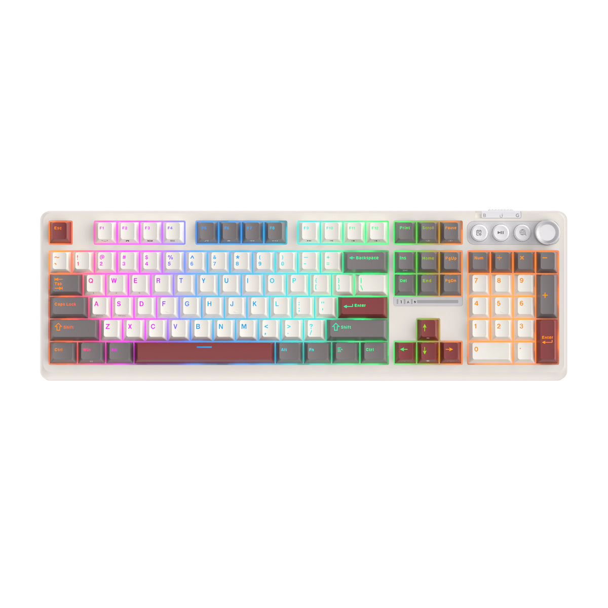 RK ROYAL KLUDGE R104 Pro Wireless Mechanical Keyboard