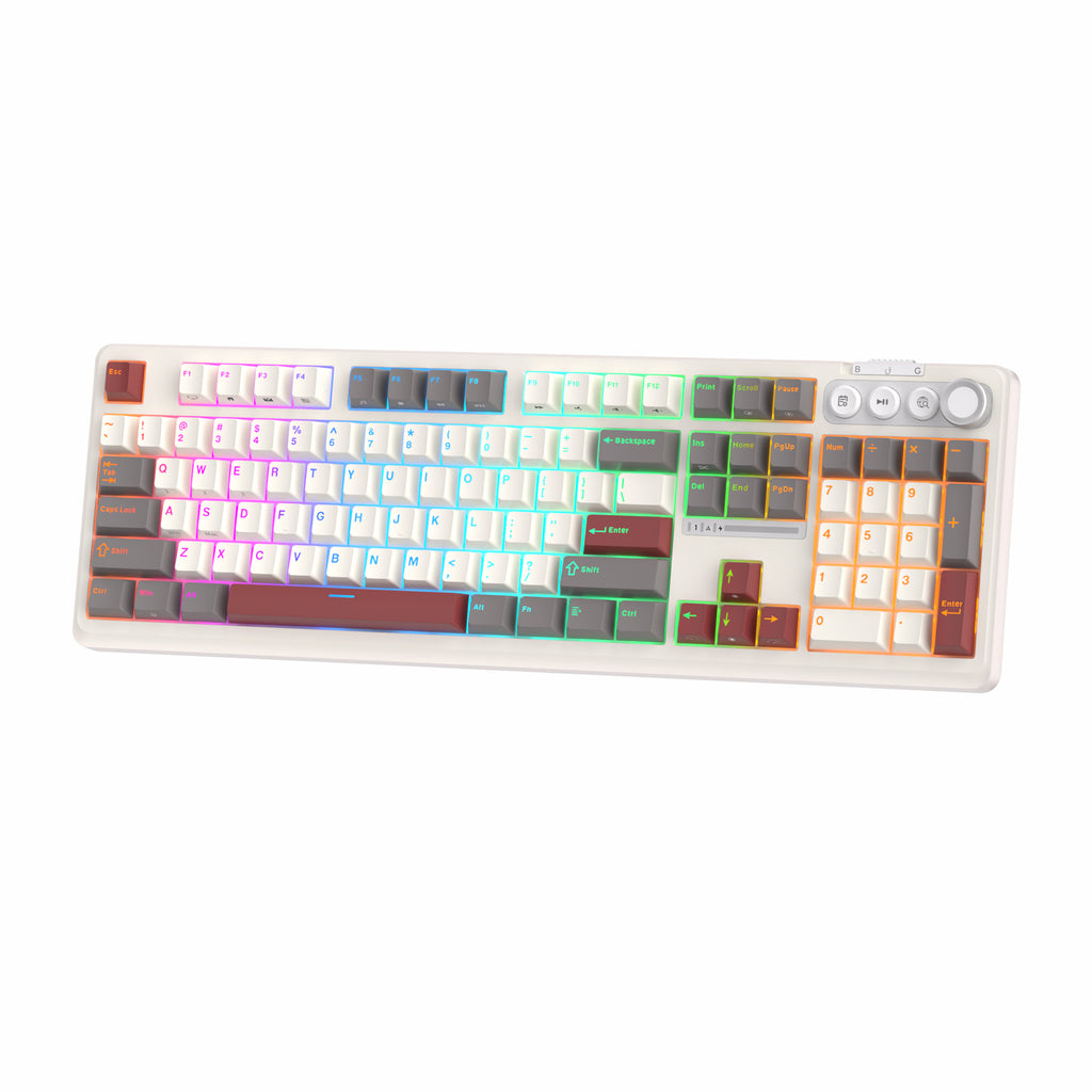 RK ROYAL KLUDGE R104 Pro Wireless Mechanical Keyboard