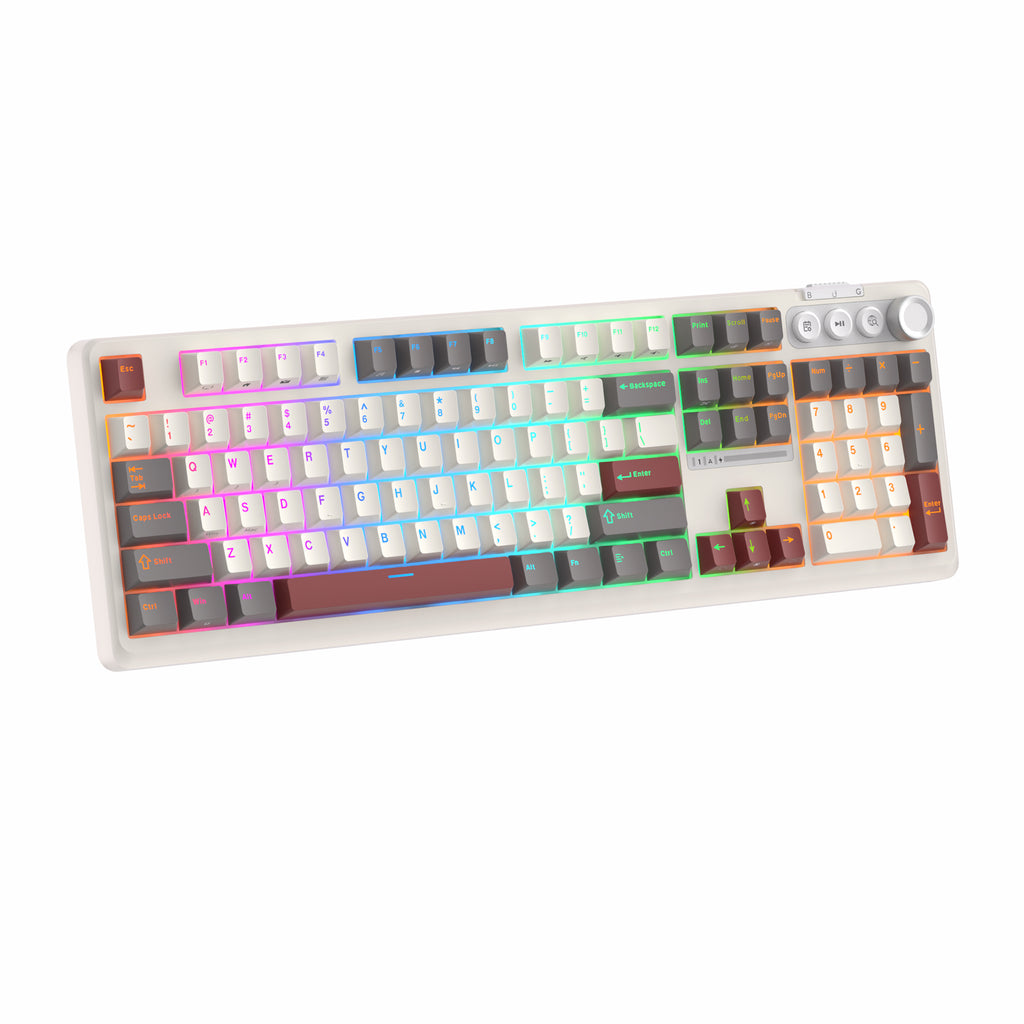RK ROYAL KLUDGE R104 Pro Wireless Mechanical Keyboard