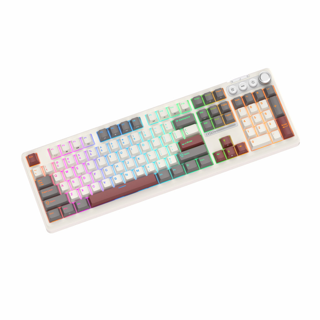 RK ROYAL KLUDGE R104 Pro Wireless Mechanical Keyboard