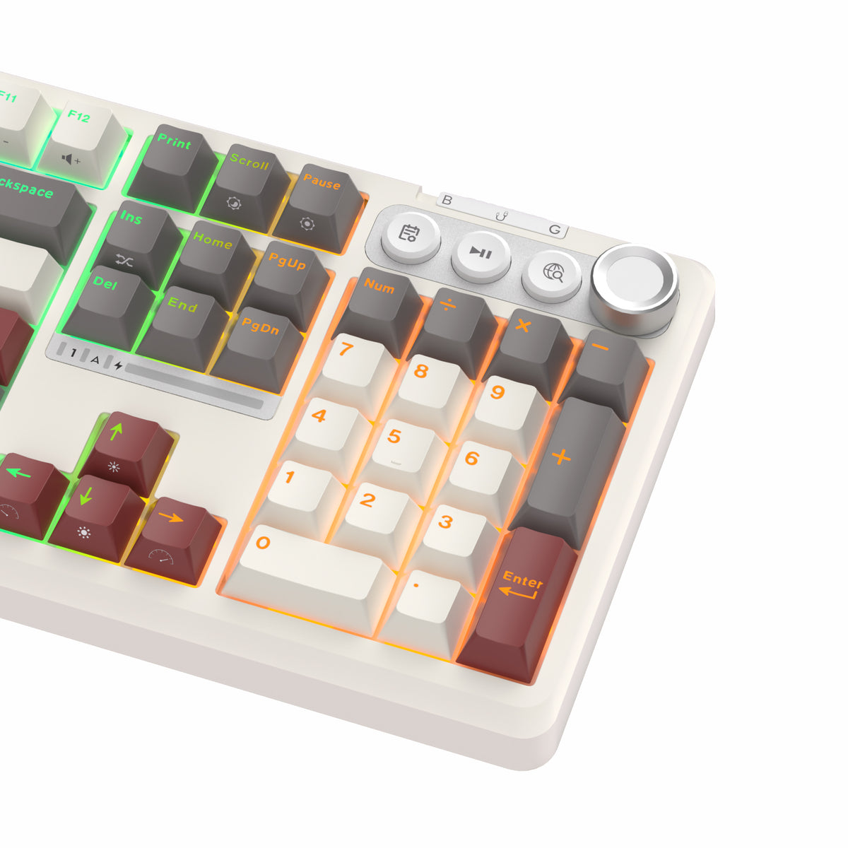 RK ROYAL KLUDGE R104 Pro Wireless Mechanical Keyboard