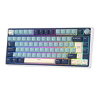 mechanical gaming keyboard with rotary knob and compact layout