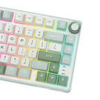 mechanical gaming keyboard with rotary knob and compact layout