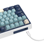 mechanical gaming keyboard with rotary knob and compact layout