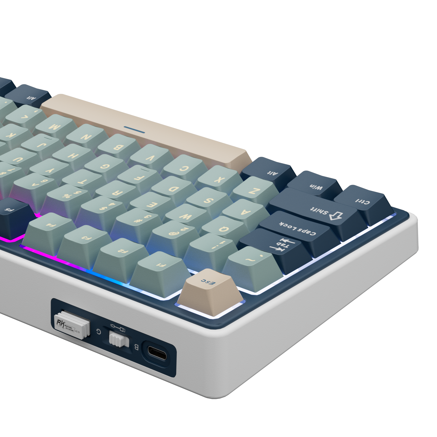 RK ROYAL KLUDGE R75 Pro Wireless Mechanical Keyboard