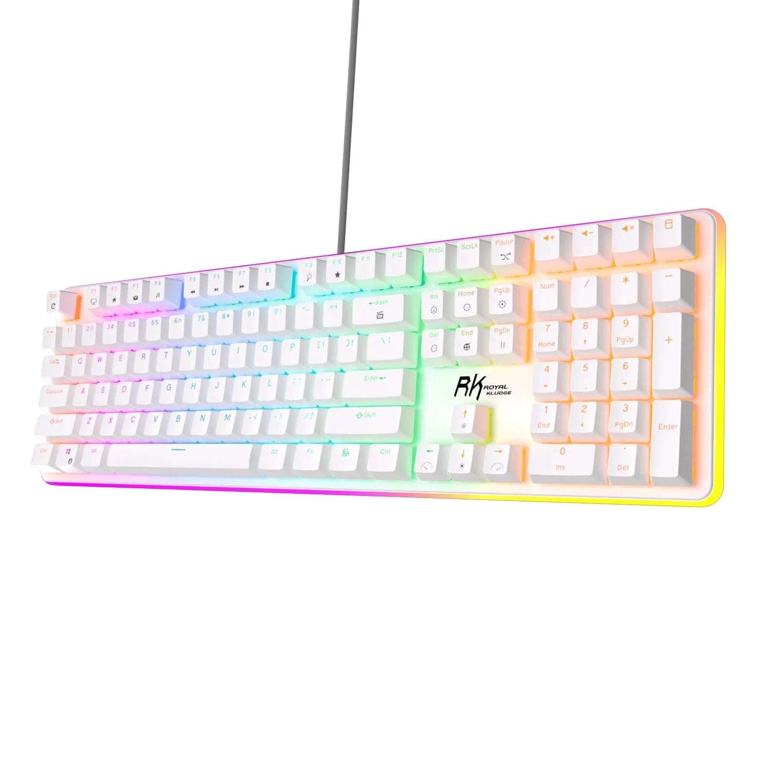 RK ROYAL KLUDGE RK918 Wired Mechanical Keyboard