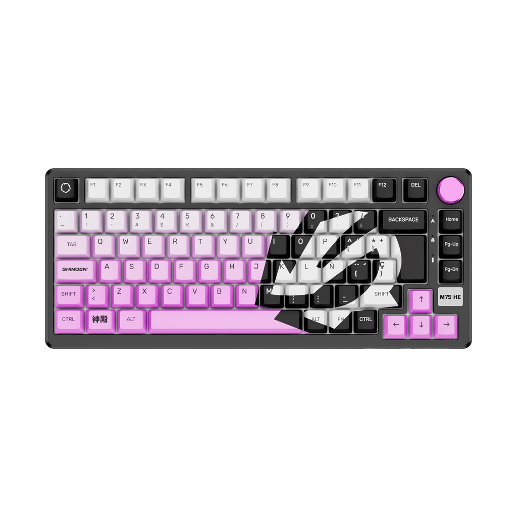 RK ROYAL KLUDGE X Shinden M75 HE Magnetic Switch Wired Mechanical Keyboard