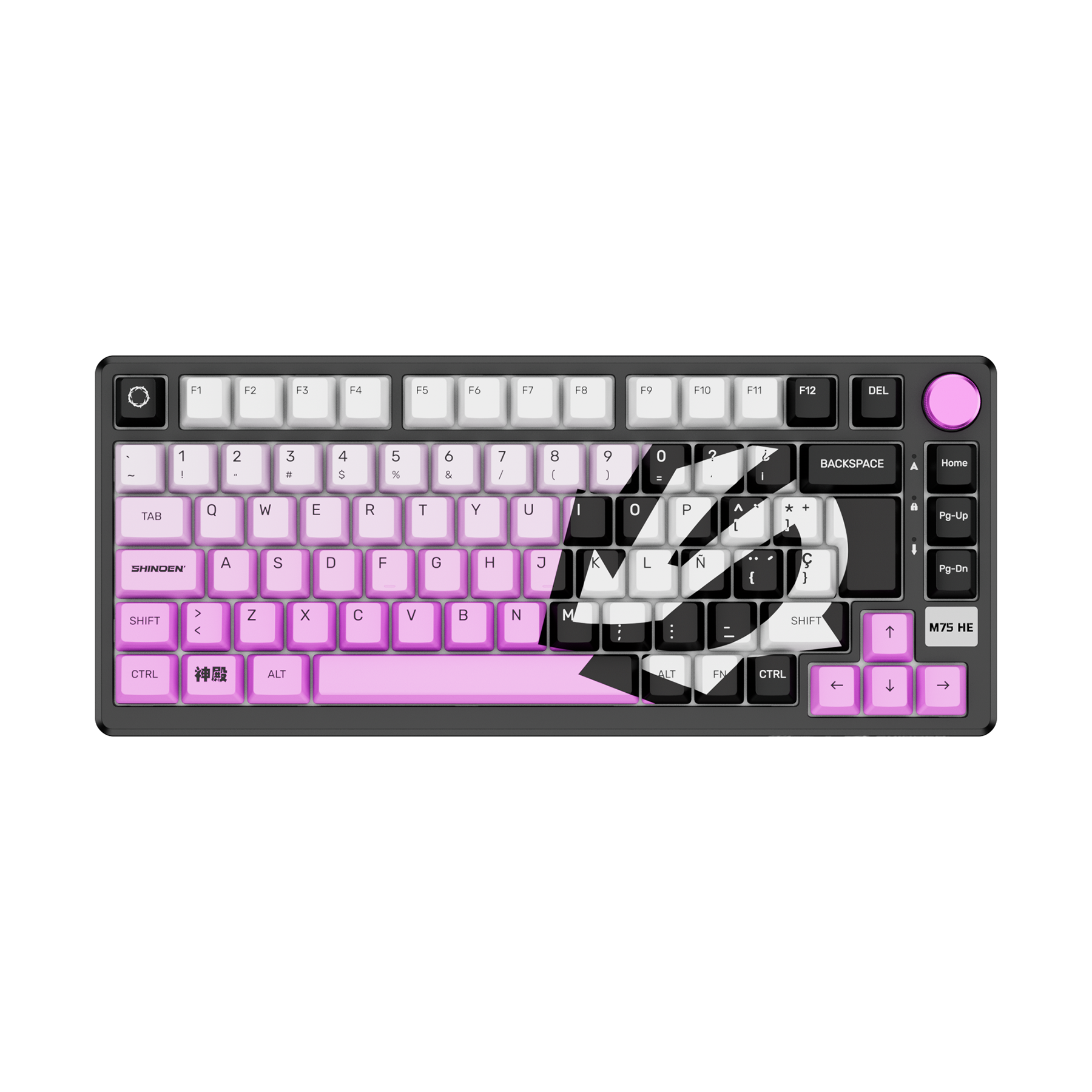 RK ROYAL KLUDGE X Shinden M75 HE Magnetic Switch Wired Mechanical Keyboard