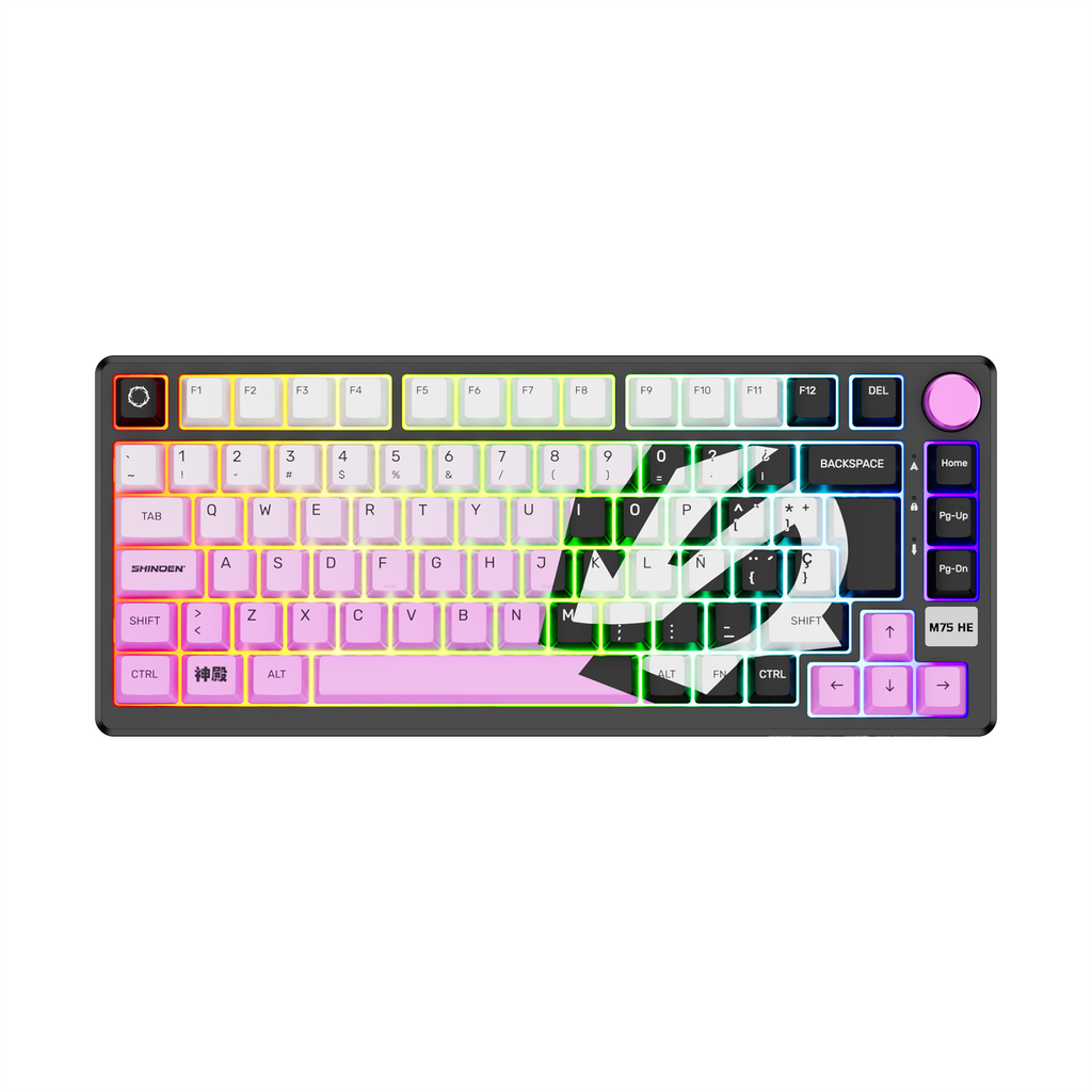 RK ROYAL KLUDGE X Shinden M75 HE Magnetic Switch Wired Mechanical Keyboard