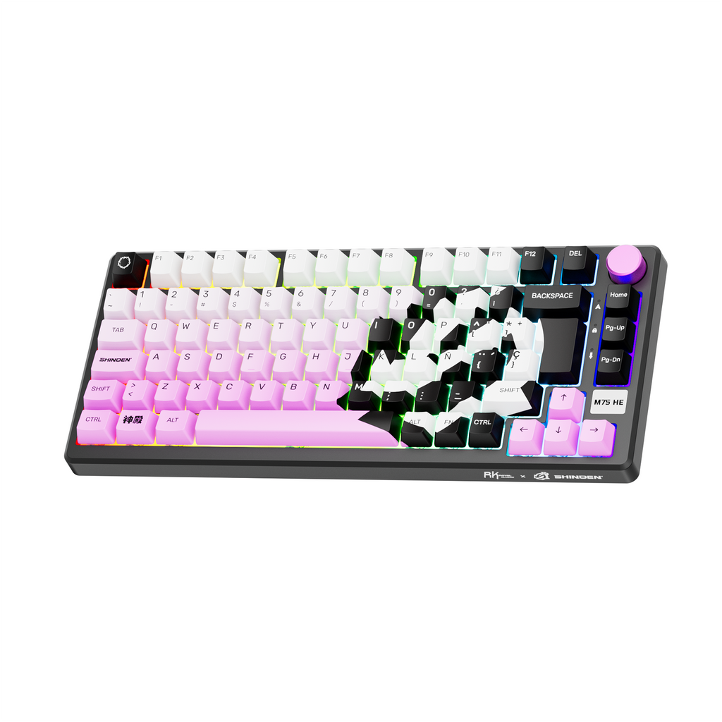 RK ROYAL KLUDGE X Shinden M75 HE Magnetic Switch Wired Mechanical Keyboard