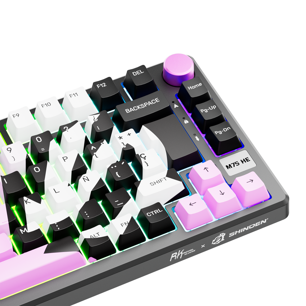 RK ROYAL KLUDGE X Shinden M75 HE Magnetic Switch Wired Mechanical Keyboard
