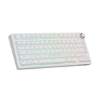 mechanical gaming keyboard with rotary knob and compact layout