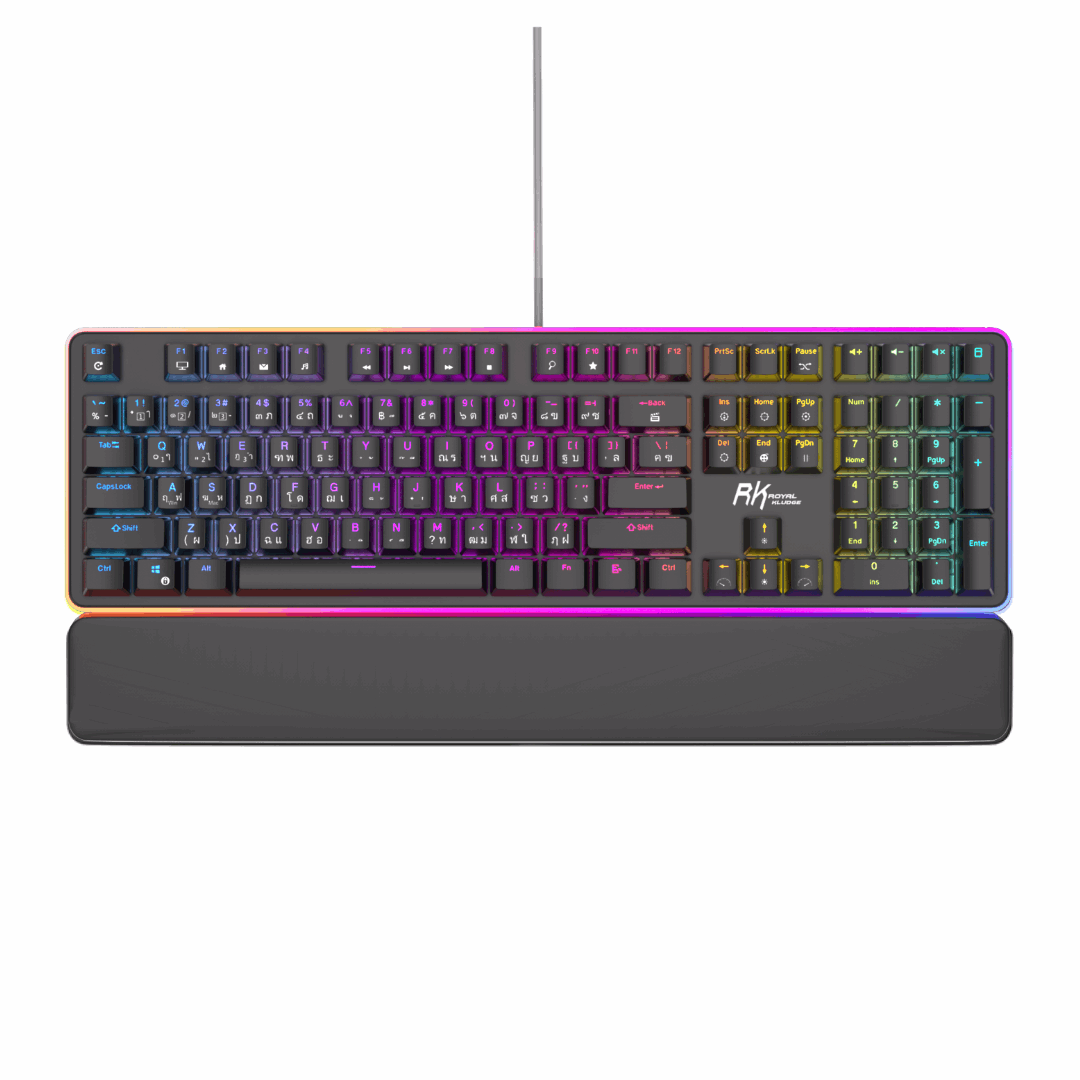 RK ROYAL KLUDGE RK918 Wired Mechanical Keyboard