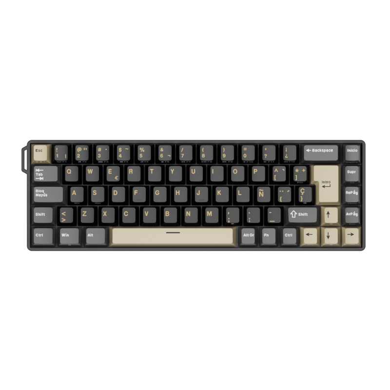 ROYAL KLUDGE RK68 HE Teclado Mecánico Con Cable de Interruptor Magnético